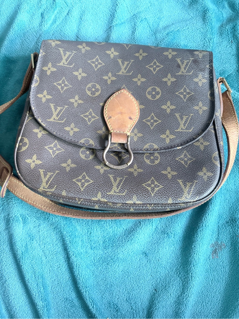 Louis Vuitton Monogram Canvas Crossbody in Brown and Tan